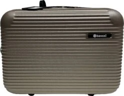 Benzi Barra - Set Van Handbagage Koffer + Beautycase - Champagne -Reis Opberg Artikelen 1200x929