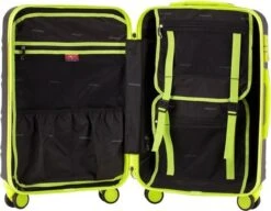 Decent Lumi Fix Handbagage Koffer - 55 Cm - Black/Lemon -Reis Opberg Artikelen 1200x932 1