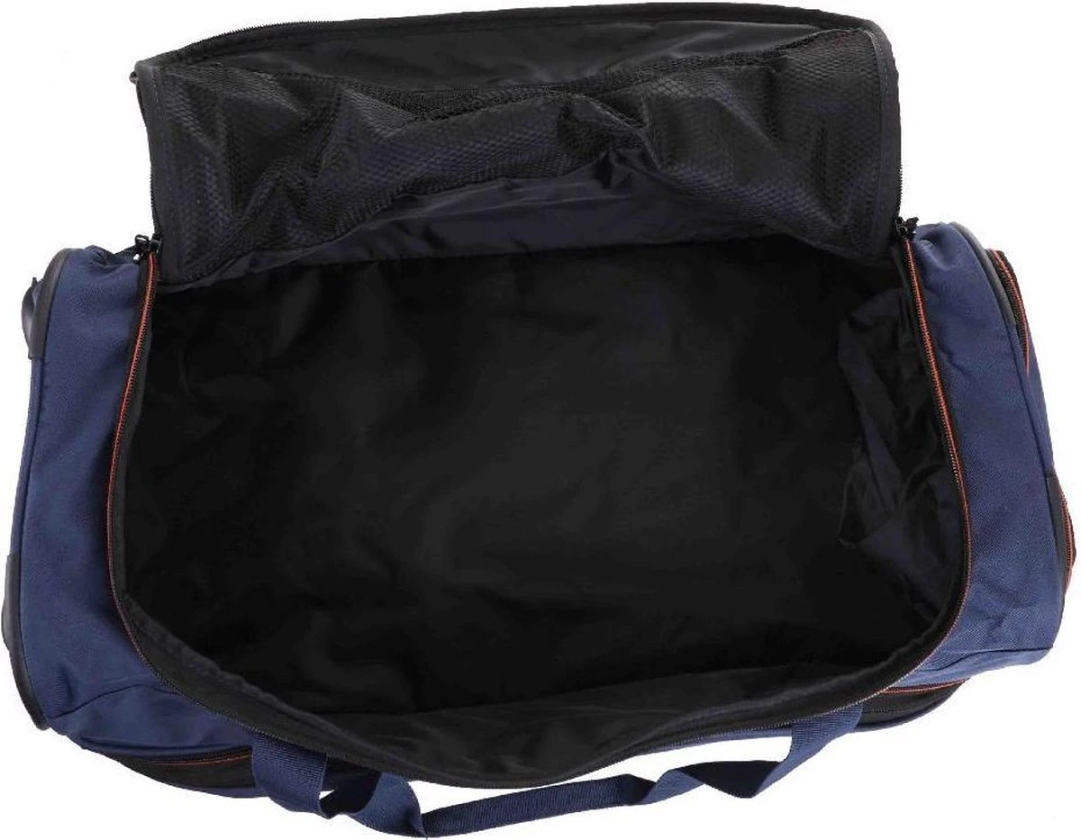 Travelite Basics Wheeled Duffle 55cm Expandable Navy/Orange 5 Travelite Basics Wheeled Duffle 55cm Expandable Navy/Orange - Afbeelding 3