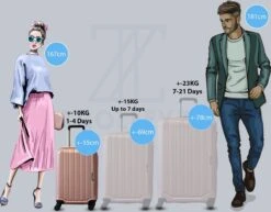 ©TROLLEYZ - Bali No.22 - Trolley 55cm Met TSA Slot - Dubbele Wielen - 360° Spinners - 100% ABS - Handbagage Koffer In Cosmopolitan Pink -Reis Opberg Artikelen 1200x940 1