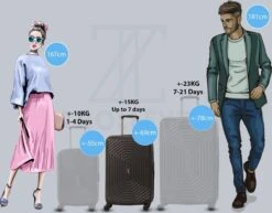 ©TROLLEYZ Florence No.7 - Reiskoffer 69 Cm - Night Black -Reis Opberg Artikelen 1200x940