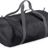 Bagbase Klein Opvouwbare Ronde Sporttas, Kleur Black 2 Bagbase Klein Opvouwbare Ronde Sporttas, Kleur Black -Reis Opberg Artikelen 1200x956 3