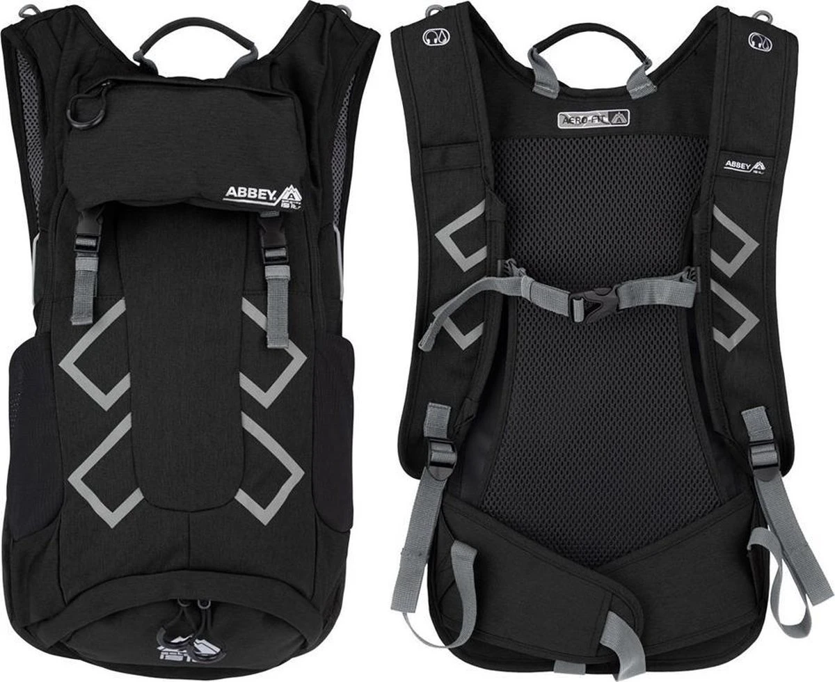 Abbey Active Outdoor Rugzak Aerofit - Gateway-15 L - Marine/Zwart 13 Abbey Active Outdoor Rugzak Aerofit - Gateway-15 L - Marine/Zwart - Afbeelding 11