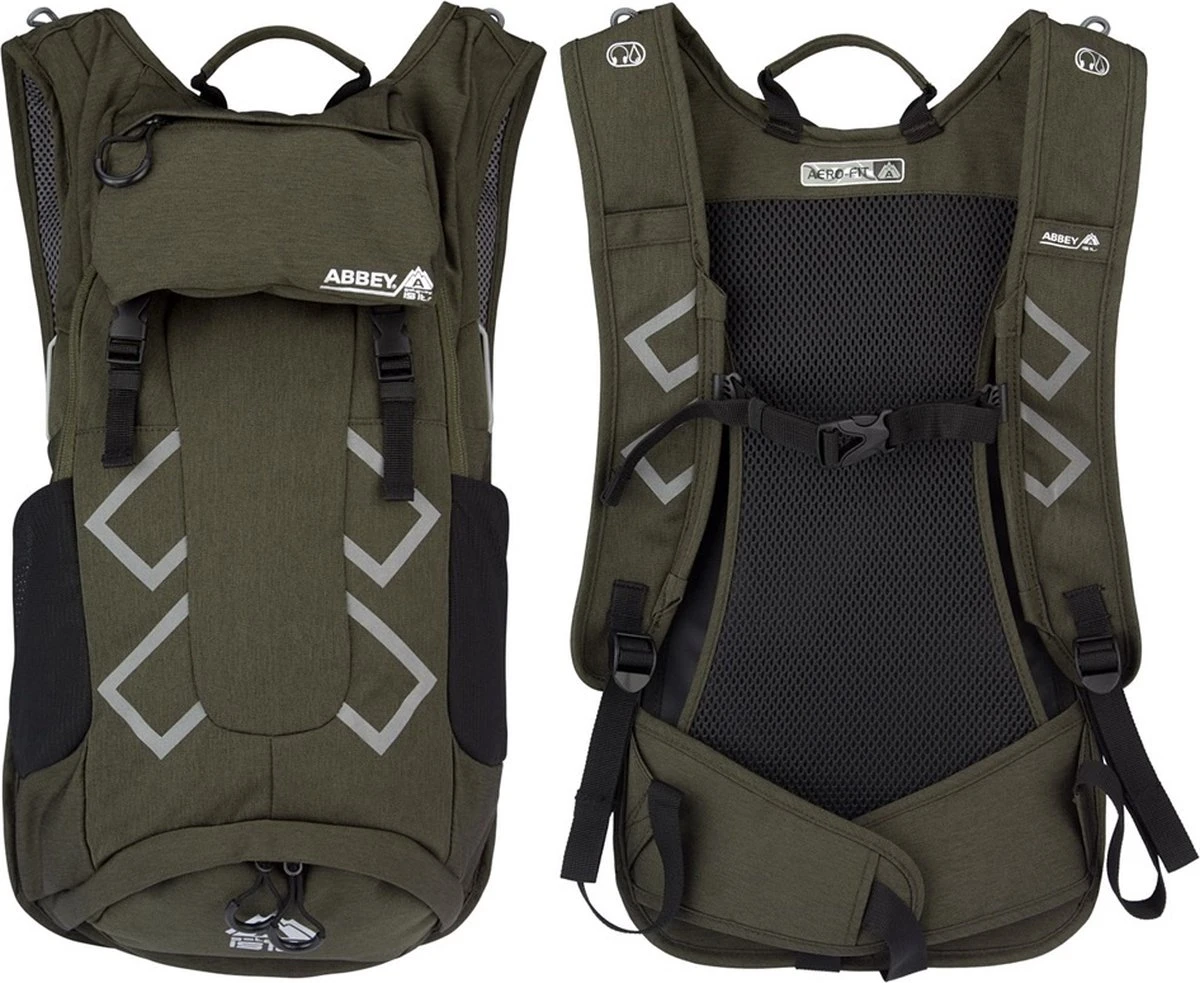 Abbey Active Outdoor Rugzak Aerofit - Gateway-15 L - Marine/Zwart 12 Abbey Active Outdoor Rugzak Aerofit - Gateway-15 L - Marine/Zwart - Afbeelding 10