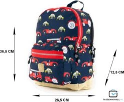 Pick & Pack Auto’s - Rugzak - Donkerblauw - Maat M -Reis Opberg Artikelen 1200x989 1