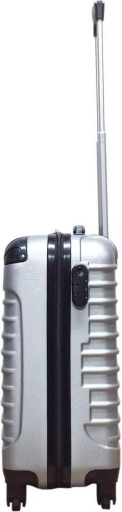 Castillo Quadrant 2 Delige ABS Kofferset (XL + S) - Zilver -Reis Opberg Artikelen 286x1200