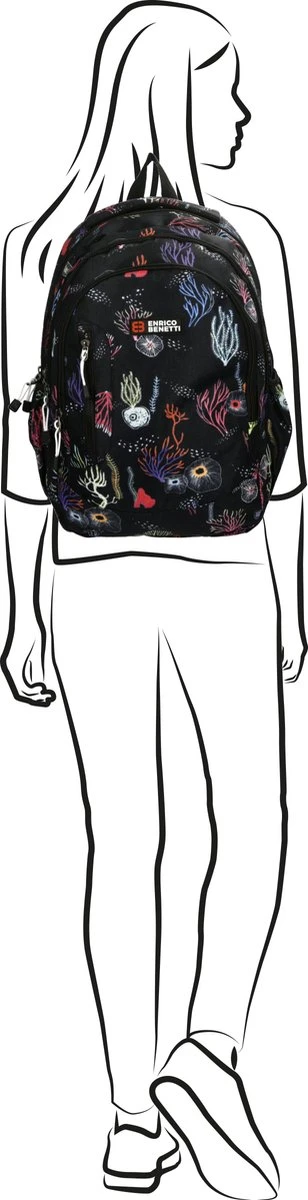 Enrico Benetti Capetown Laptoprugzak 46170 - 15" Laptopvak - 30 Liter - Koraal Print 8 Enrico Benetti Capetown Laptoprugzak 46170 - 15" Laptopvak - 30 Liter - Koraal Print - Afbeelding 6