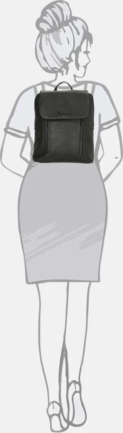 Enrico Benetti Nouméa 66434 Damesrugtas - Zwart -Reis Opberg Artikelen 343x1200 3