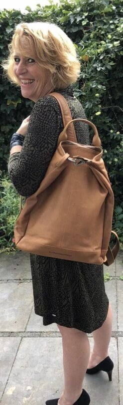 Chesterfield Manchester Leren Rugzak - Cognac -Reis Opberg Artikelen 367x1200 6