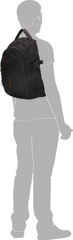 Enrico Benetti Cornell 47081 Laptoprugzak 15,6 Inch Laptopvak - Zwart -Reis Opberg Artikelen 368x1200 3