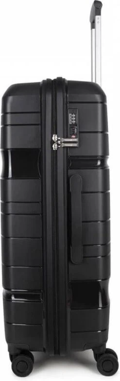 Decent ONE-CITY Large Koffer - 76 Cm - TSA Slot - Zwart -Reis Opberg Artikelen 378x1200