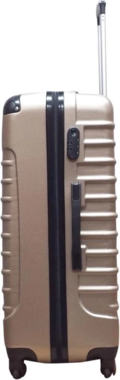 Castillo Quadrant 2 Delige ABS Kofferset (XL + S) - Champagne -Reis Opberg Artikelen 380x1200