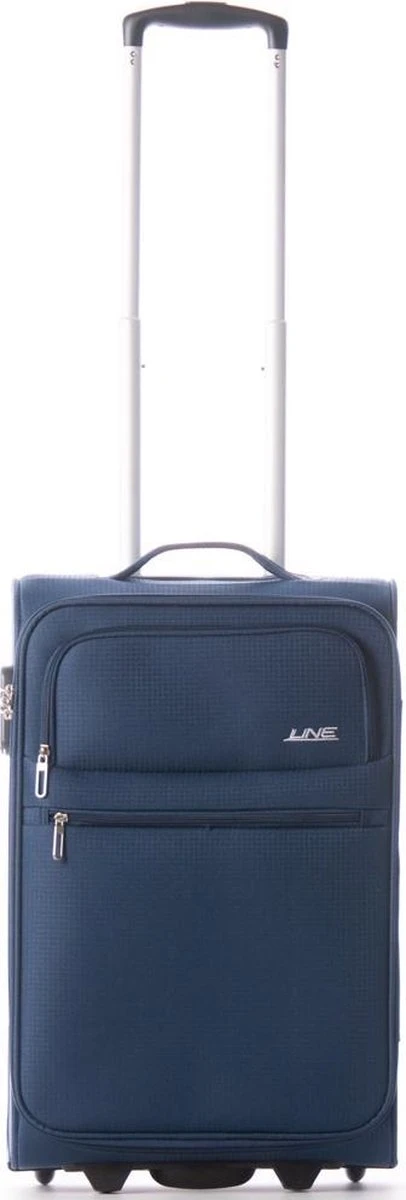 Line Brick Cabin Trolley 2 Wheel 55 Dark Navy 3 Line Brick Cabin Trolley 2 Wheel 55 Dark Navy