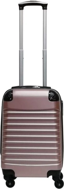 Castillo Quadrant 2 Delige ABS Kofferset (XL + S) - Rosé Gold -Reis Opberg Artikelen 411x1200 2