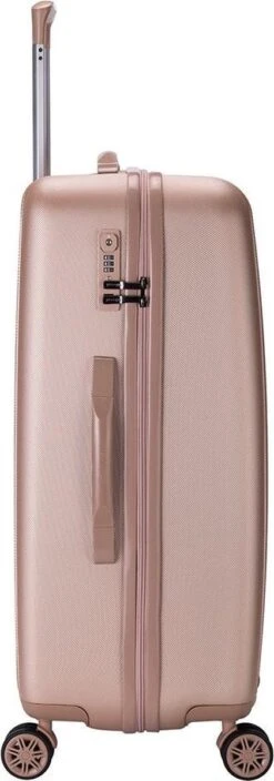 Decent Tranporto-One Reiskoffer 66 Cm - Zalmroze -Reis Opberg Artikelen 421x1200