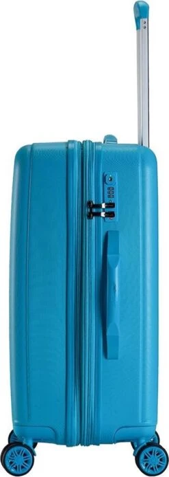 Decent Koffer / Trolley / Reiskoffer - Xx Cm - 120 Liter - Maxi Air - Blauw -Reis Opberg Artikelen 427x1200