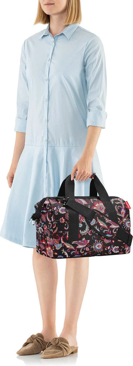 Reisenthel Allrounder M Reistas Sporttas - 18L - Paisley Zwart 6 Reisenthel Allrounder M Reistas Sporttas - 18L - Paisley Zwart - Afbeelding 4