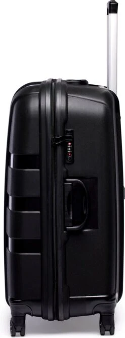 ©TROLLEYZ - Paris No.5 - Reiskoffer - 78cm Met TSA Slot - Dubbele Wielen - 360° Spinners - 100% Polypropyleen - Reiskoffer In Piano Black -Reis Opberg Artikelen 445x1200 1