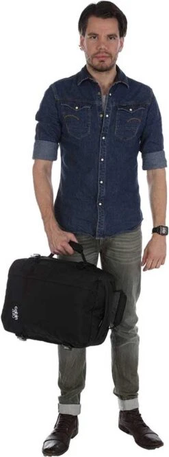 Cabinzero Mini - Handbagage Rugzak - Wizair Afmetingen - Absolute Black -Reis Opberg Artikelen 445x1200 2