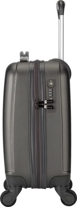 Decent Handbagage Koffer / Trolley / Reiskoffer - 42 Cm - 24 Liter - ABS - Maxi Air - Grijs -Reis Opberg Artikelen 448x1200 1