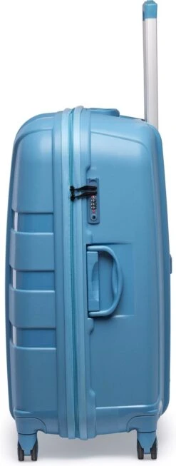 ©TROLLEYZ - Paris No.5 - Reiskoffer - 78cm Met TSA Slot - Dubbele Wielen - 360° Spinners - 100% Polypropyleen - Reiskoffer In Ice Blue 28 ©TROLLEYZ - Paris No.5 - Reiskoffer - 78cm Met TSA Slot - Dubbele Wielen - 360° Spinners - 100% Polypropyleen - Reiskoffer In Ice Blue -Reis Opberg Artikelen 454x1200 3