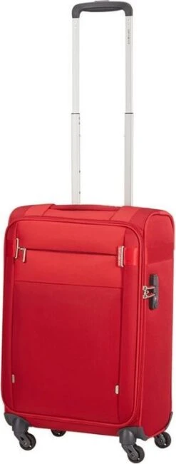 Samsonite Reiskoffer - Citybeat Spinner 55/20 Length 35Cm (Handbagage) Red -Reis Opberg Artikelen 456x1200 3