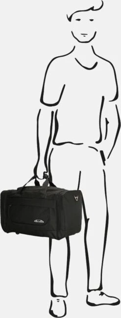 Enrico Benetti Orlando 35300 S Reistas / Sporttas 41 Liter - Zwart -Reis Opberg Artikelen 459x1200 6