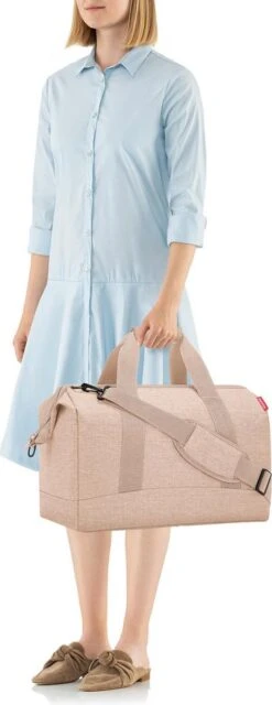 Reisenthel Allrounder L Reistas Sporttas - 30L - Twist Coffee Beige -Reis Opberg Artikelen 463x1200 5