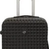 SB Travelbags Handbagage Koffer 55cm 4 Wielen Trolley - Zwart