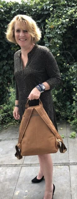 Chesterfield Manchester Leren Rugzak - Cognac -Reis Opberg Artikelen 469x1200