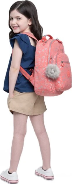 Kipling Seoul Go Small Laptoprugzak 13 Inch - Hearty Pink Met -Reis Opberg Artikelen 470x1200 3