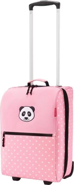 Reisenthel Trolley XS Kids Reiskoffer Kind - 12L - Panda Dots Pink Roze -Reis Opberg Artikelen 478x1200