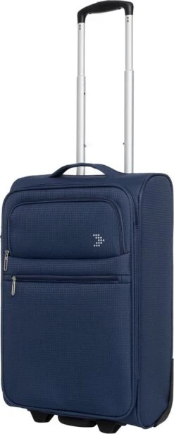 Travelbags Handbagage Zachte Koffer / Trolley / Reiskoffer - The Base - 55 Cm - Blauw -Reis Opberg Artikelen 482x1200