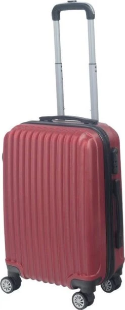 Handbagage Koffer 55cm Rood 4 Wielen Trolley Met Pin Slot -Reis Opberg Artikelen 486x1200 1