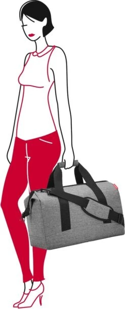 Reisenthel Allrounder L Reistas Sporttas - Maat L - 30L - Twist Silver Grijs 16 Reisenthel Allrounder L Reistas Sporttas - Maat L - 30L - Twist Silver Grijs -Reis Opberg Artikelen 486x1200 4