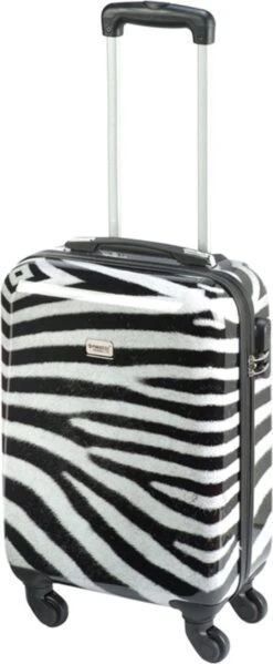 Princess Traveller Animal Print - Handbagagekoffer - Zebra - Small - 55cm -Reis Opberg Artikelen 495x1200 1