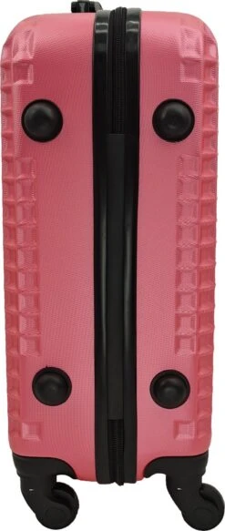 SB Travelbags Handbagage Koffer 51cm 4 Wielen Trolley - Roze -Reis Opberg Artikelen 508x1200 1