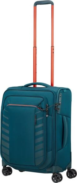 Samsonite Reiskoffer Met Laptopvak - Respark Spinner 55/20 Strict (Handbagage) Grey Print -Reis Opberg Artikelen 508x1200