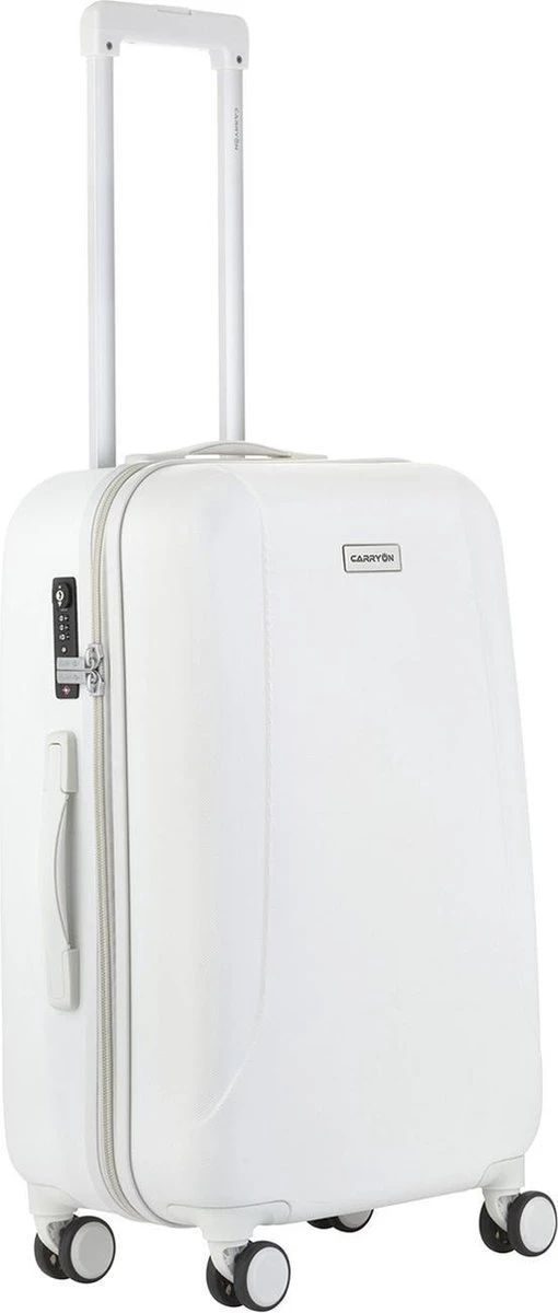 CarryOn Skyhopper Reiskoffer - 68.5cm TSA Trolley Met OKOBAN - Wit 11 CarryOn Skyhopper Reiskoffer - 68.5cm TSA Trolley Met OKOBAN - Wit - Afbeelding 9