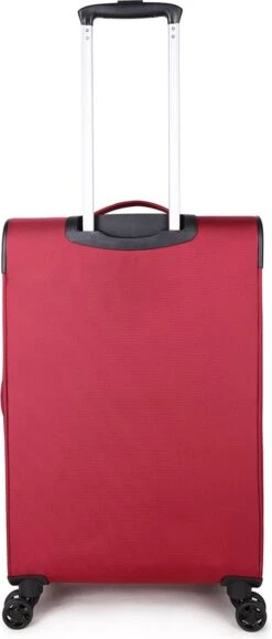 Decent D-Upright Medium Koffer - 66 Cm Expandable - TSA Slot - Bordeaux Rood -Reis Opberg Artikelen 512x1200 3