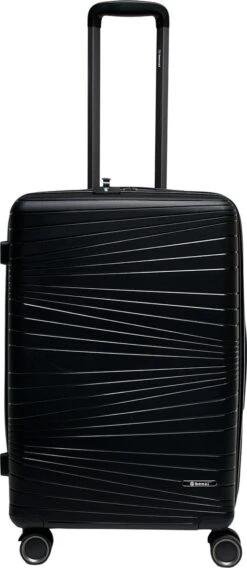 Benzi Barco Middelgrote Koffer - 65 Cm - 65 Liter - Zwart -Reis Opberg Artikelen 522x1200