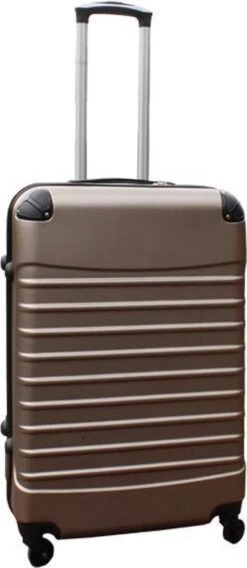 Travelerz Kofferset 3 Delig Met Wielen En Cijferslot - Handbagage Koffers - ABS - Champagne -Reis Opberg Artikelen 522x1200 3