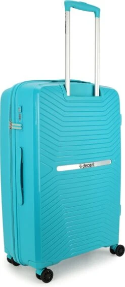 Decent CROSS-ONE PP Trolley 76 Cm - 94 Liter - TSA Slot - Lightblue -Reis Opberg Artikelen 525x1200