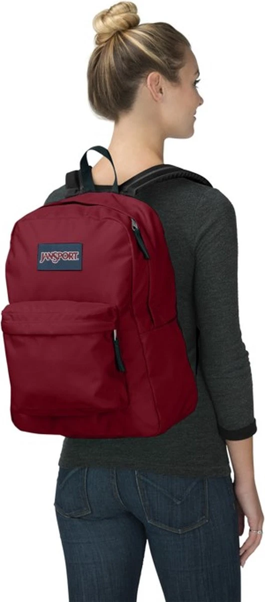 JanSport SUPERBREAK ONE Rugzak, 26 Liter - Russet Red 7 JanSport SUPERBREAK ONE Rugzak, 26 Liter - Russet Red - Afbeelding 5
