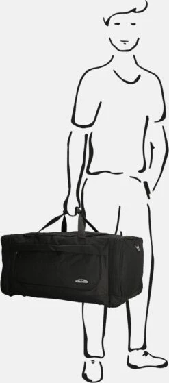 Enrico Benetti Orlando 35302 L Reistas / Sporttas 76 Liter - Zwart -Reis Opberg Artikelen 530x1200 4