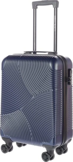 Enrico Benetti Louisville 39040 Handbagage Koffer Hardcase ABS - Donkerblauw -Reis Opberg Artikelen 539x1200