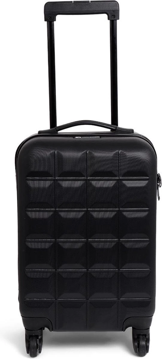 Norlander Squared Handbagagekoffer 37L - Reiskoffer Trolley - ECO Rpet - Zwart 5 Norlander Squared Handbagagekoffer 37L - Reiskoffer Trolley - ECO Rpet - Zwart - Afbeelding 3