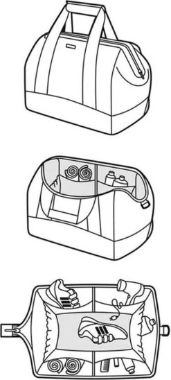 Reisenthel Allrounder L Reistas Sporttas - Maat L - 30L - Dots Zwart -Reis Opberg Artikelen 541x1200 4