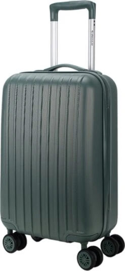 Decent Handbagage Koffer / Trolley / Reiskoffer - 55 Cm - 38 Liter - ABS - Tranporto - Groen 25 Decent Handbagage Koffer / Trolley / Reiskoffer - 55 Cm - 38 Liter - ABS - Tranporto - Groen -Reis Opberg Artikelen 552x1200 2