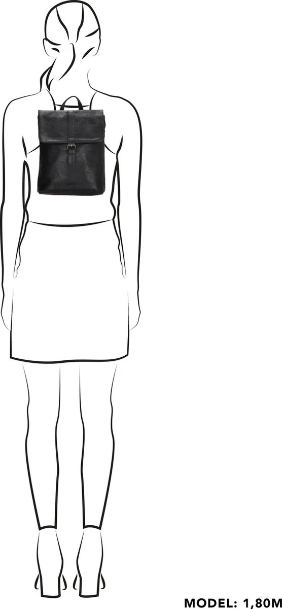 Beagles Carino Rugzak - Gebroken Wit 7 Beagles Carino Rugzak - Gebroken Wit - Afbeelding 5